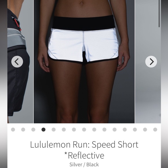 Special Edition Lululemon Run: Speed Short *Reflective, 2.5”2-Way Stretch Size 4 - Picture 4 of 12